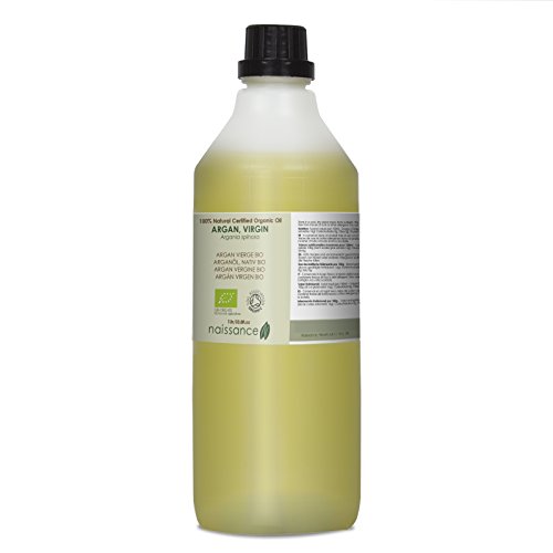Naissance Argán Virgen BIO - Aceite Vegetal 100% Puro - Certificado Ecológico - 1 Litro