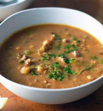 Harira con aceite de argán par ael Ramadán