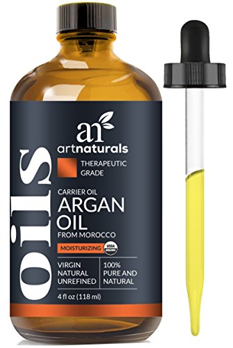 ArtNaturals Organic Argon Oil for Hair, Face and Skin, Grade A Triple Extra Virgin Cold Pressed 4 oz.