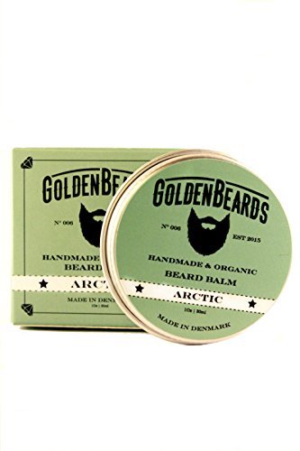 Bálsamo Orgánico para Barba con Aceite de Argán, Jojoba y Albaricoque, hidrata tu barba y vigote. 100% Orgánico y Natural .- Arctic - 30ml