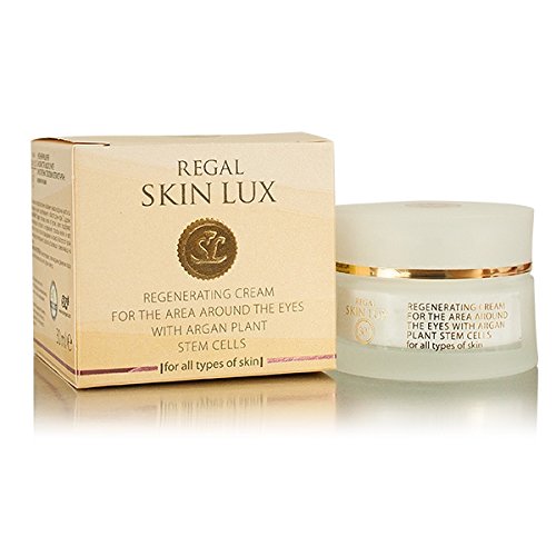 Regal Skin Lux - Crema Regeneradora para el Contorno de los Ojos con Células madre de Argán para todo tipo de piel 30+