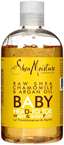 Shea Humedad bebé head-to-toe lavar y champú de Raw de camomila de karité y aceite de argán, 13 ml)