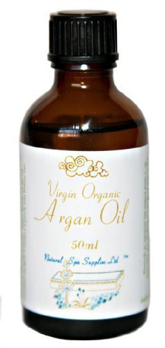 50ml Argan Oil, Virgin Cold Pressed Pure Moroccan Organic, Anti-Ageing Moisturizing Face Oil and Eye Make Up Remover